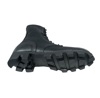 MCRAE 10" All - Leather Combat Panama Boots - CombatFootwear.com