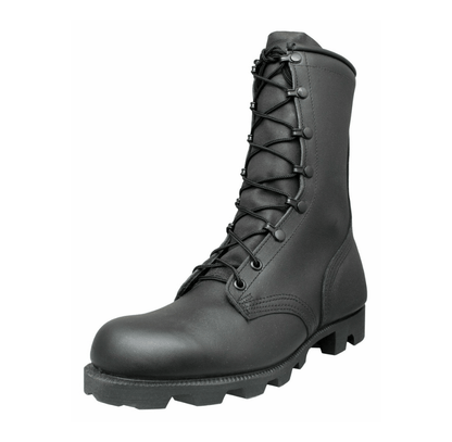 MCRAE 10" All - Leather Combat Panama Boots - CombatFootwear.com