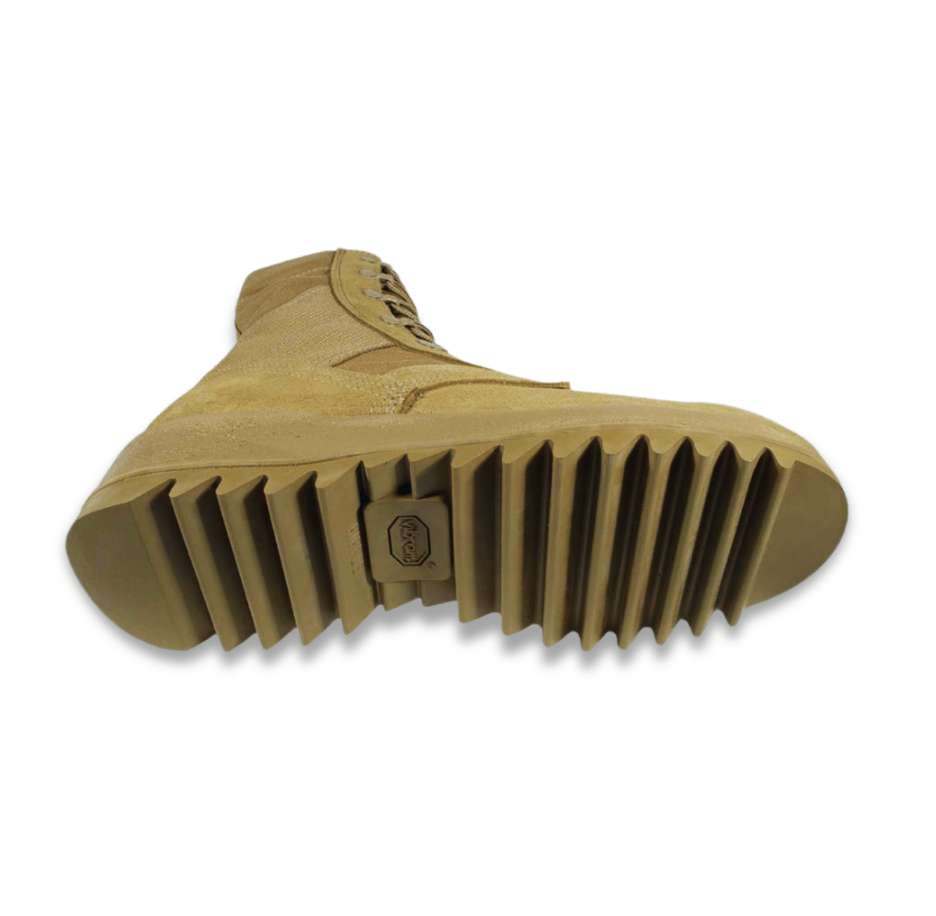 MCRAE Hot Weather Coyote Ripple Sole Combat Boots - CombatFootwear.com