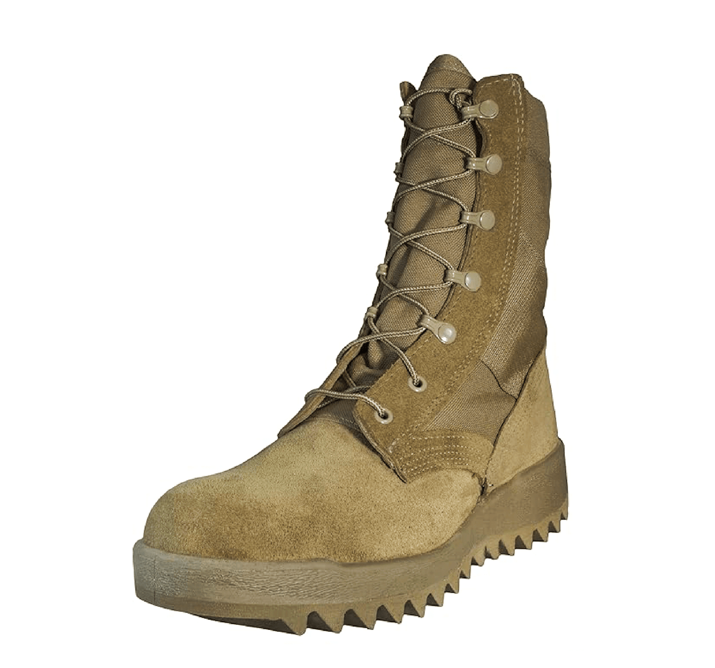 MCRAE Hot Weather Coyote Ripple Sole Combat Military Boots - CombatFootwear.com