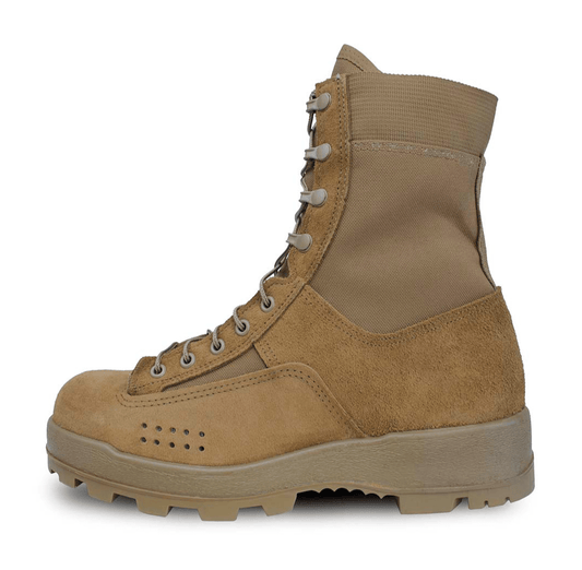 MCRAE JBII Army Hot Weather Coyote Leather Jungle Boots - CombatFootwear.com