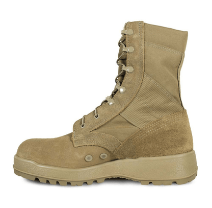 MCRAE MIL - SPEC 8" Coyote Hot Weather Military Boots - CombatFootwear.com