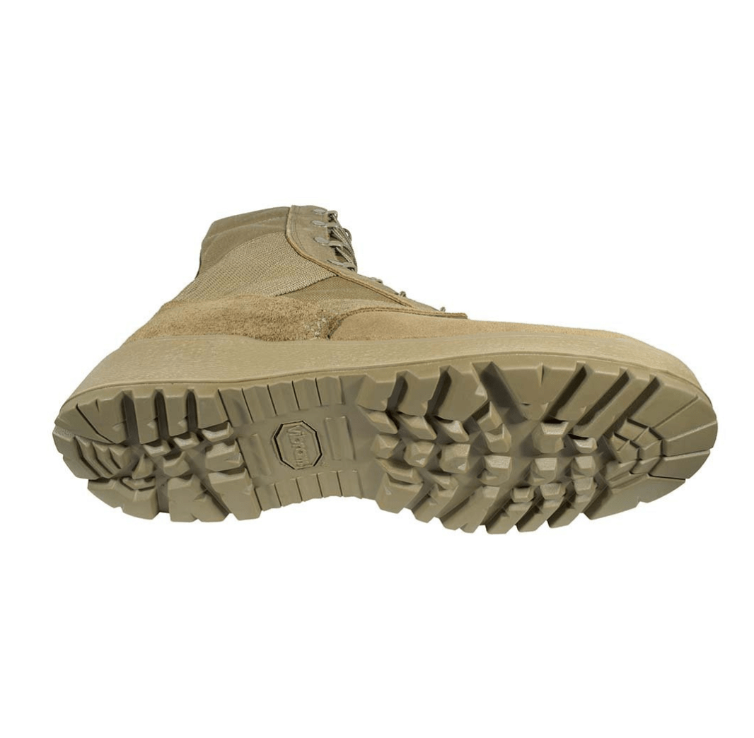MCRAE MIL - SPEC 8" Coyote Hot Weather Military Boots - CombatFootwear.com