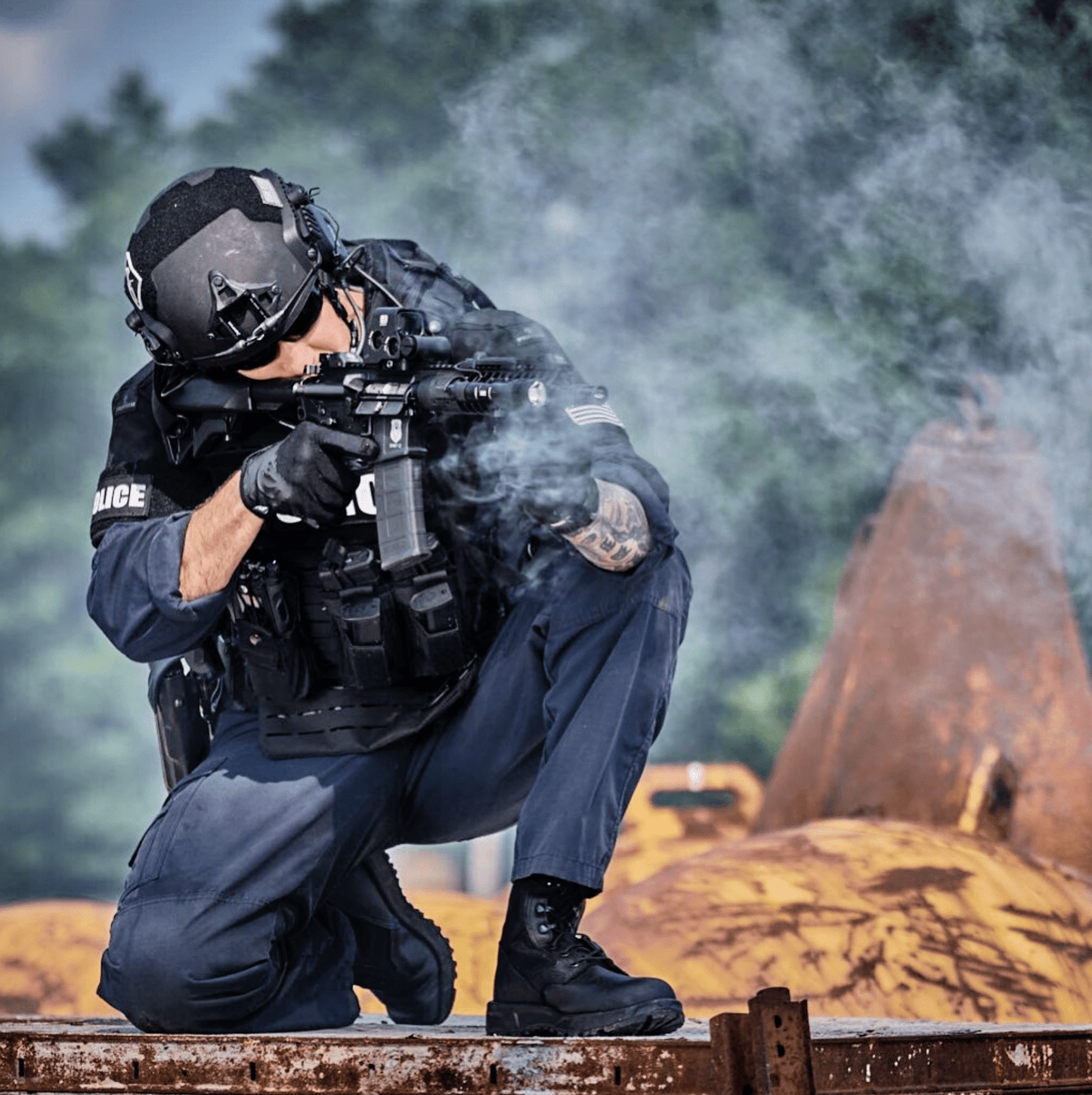 MCRAE T2 Ultra Light Hot Weather Black Tactical Boots - CombatFootwear.com