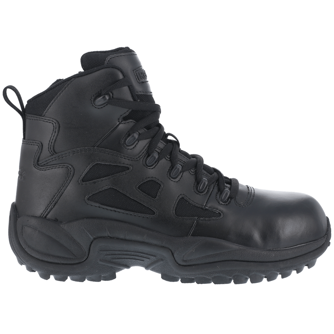 Reebok Rapid Response 6" Stealth Boots with Side Zipper - RB864 - CombatFootwear.com