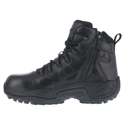 Reebok Rapid Response 6" Stealth Boots with Side Zipper - RB864 - CombatFootwear.com