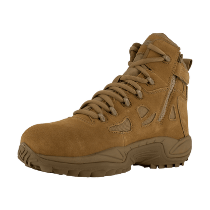 Reebok Rapid Response 6" Stealth Boots with Side Zipper - RB8650 - CombatFootwear.com
