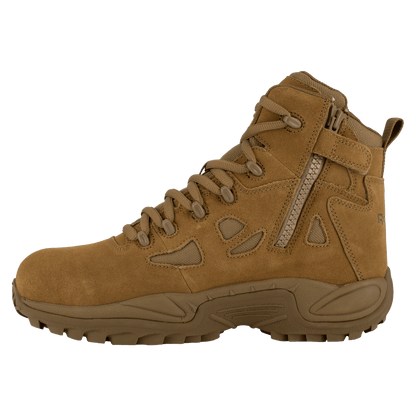 Reebok Rapid Response 6" Stealth Boots with Side Zipper - RB8650 - CombatFootwear.com