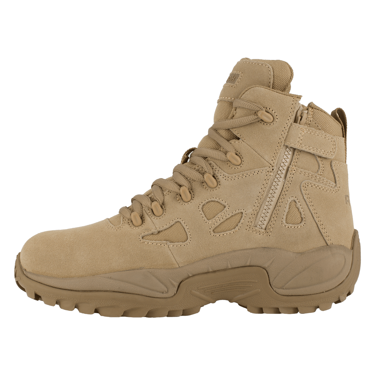 Reebok Rapid Response 6" Stealth Boots with Side Zipper - RB8694 - CombatFootwear.com