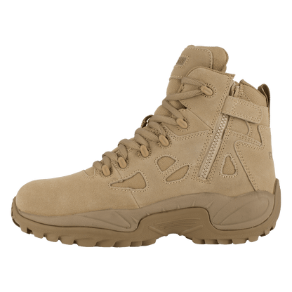 Reebok Rapid Response 6" Stealth Boots with Side Zipper - RB8694 - CombatFootwear.com