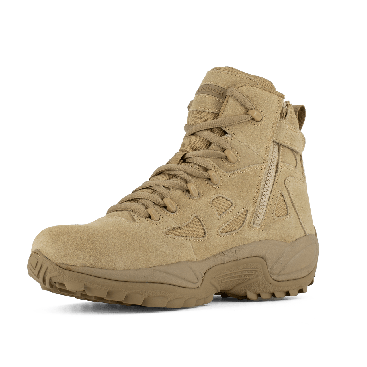 Reebok Rapid Response 6" Stealth Boots with Side Zipper - RB8695 - CombatFootwear.com