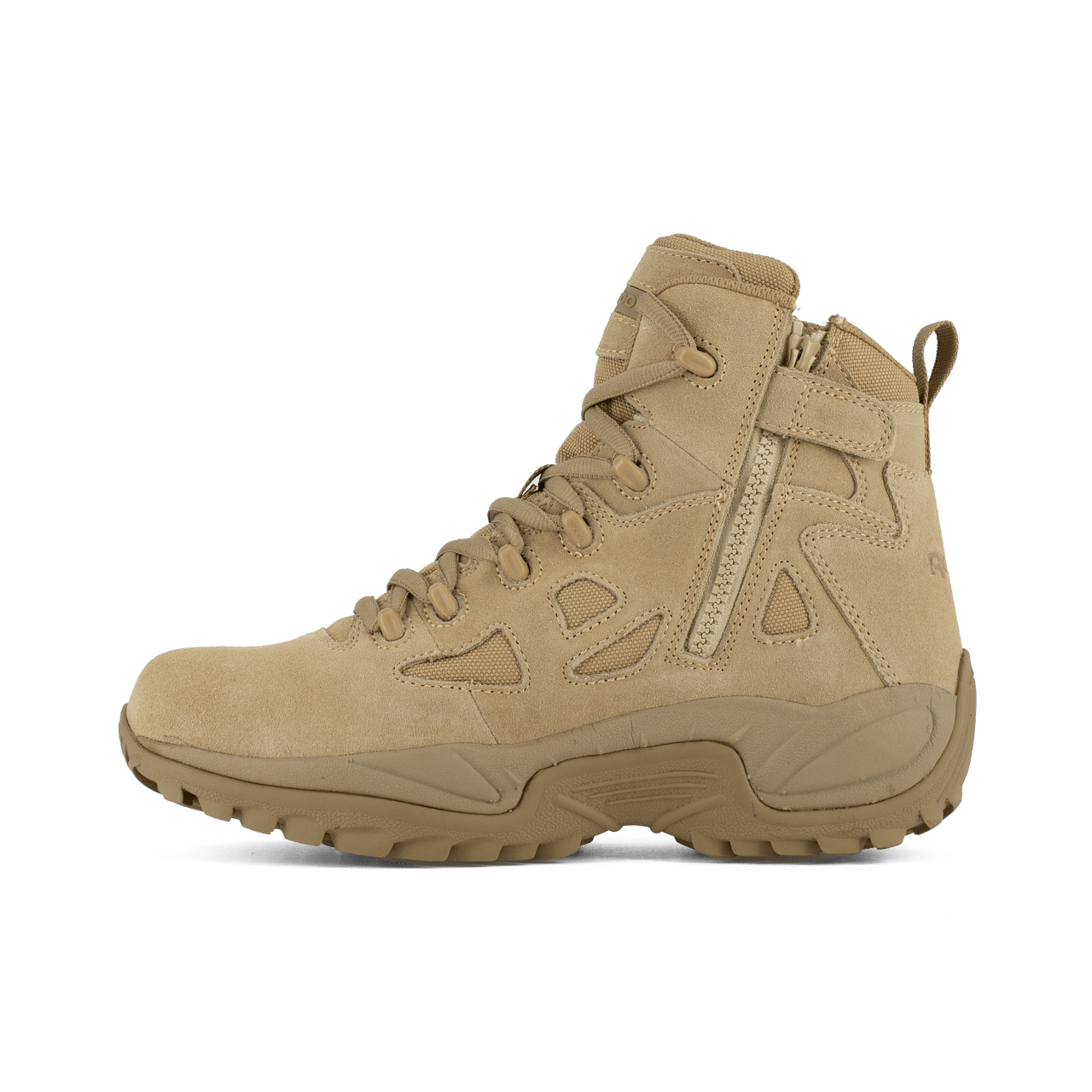 Reebok Rapid Response 6" Stealth Boots with Side Zipper - RB8695 - CombatFootwear.com