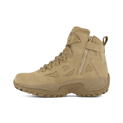 Reebok Rapid Response 6" Stealth Boots with Side Zipper - RB8695 - CombatFootwear.com