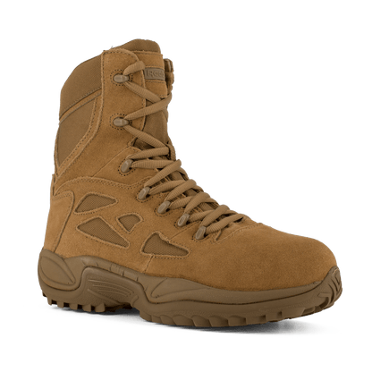Reebok Rapid Response 8" Stealth Boots with Side Zipper - RB885 - CombatFootwear.com