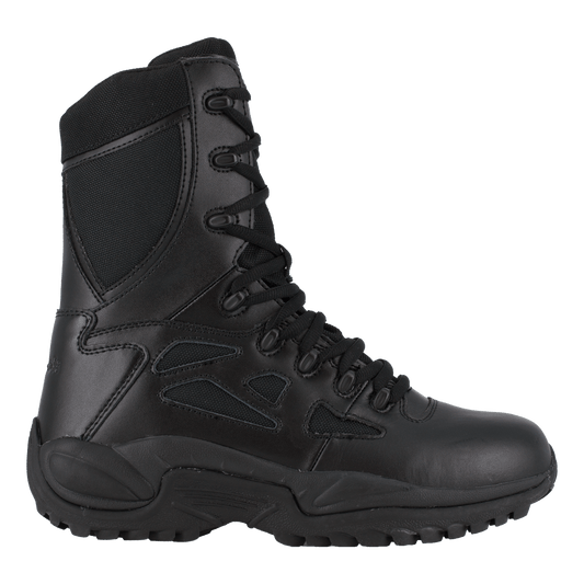 Reebok Rapid Response 8" Stealth Boots with Side Zipper - RB8875 - CombatFootwear.com