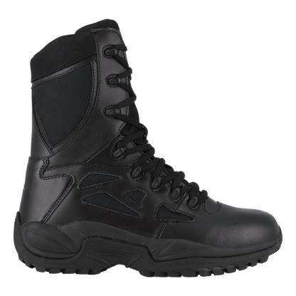 Reebok Rapid Response 8" Stealth Boots with Side Zipper - RB888 - CombatFootwear.com