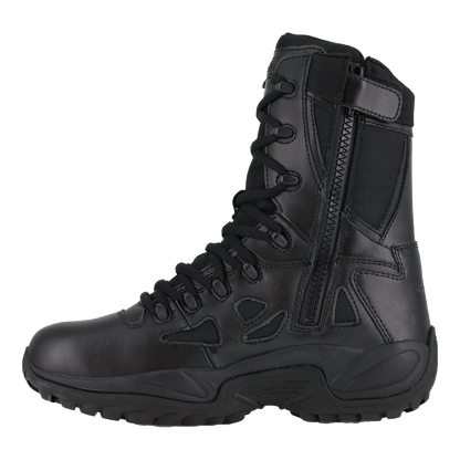 Reebok Rapid Response 8" Stealth Boots with Side Zipper - RB888 - CombatFootwear.com