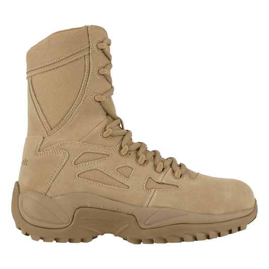 Reebok Rapid Response 8" Stealth Boots with Side Zipper - RB8894 - CombatFootwear.com