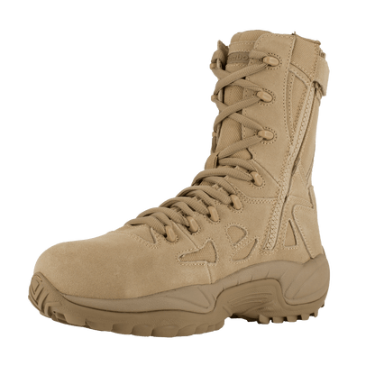 Reebok Rapid Response 8" Stealth Boots with Side Zipper - RB8894 - CombatFootwear.com