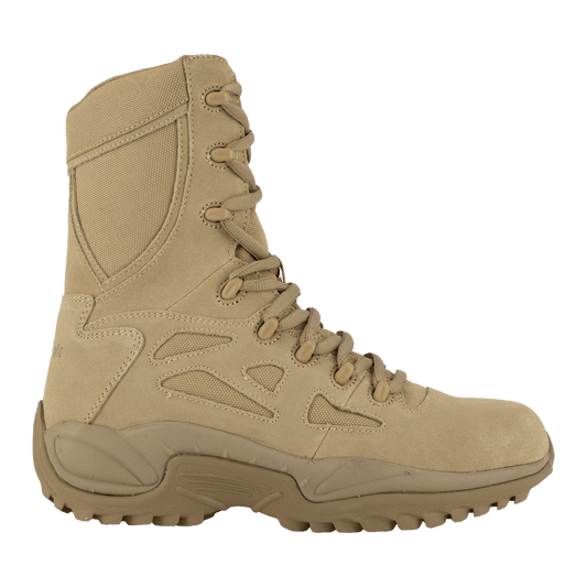 Reebok Rapid Response 8" Stealth Boots with Side Zipper - RB8895 - CombatFootwear.com