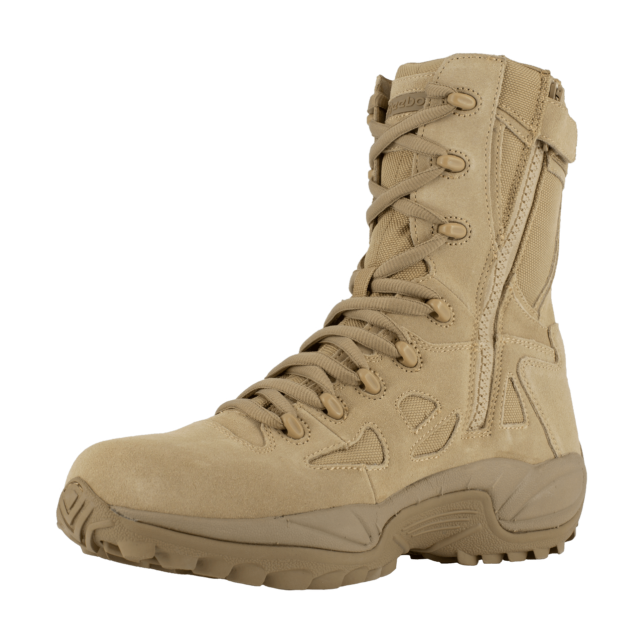 Reebok Rapid Response 8" Stealth Boots with Side Zipper - RB8895 - CombatFootwear.com