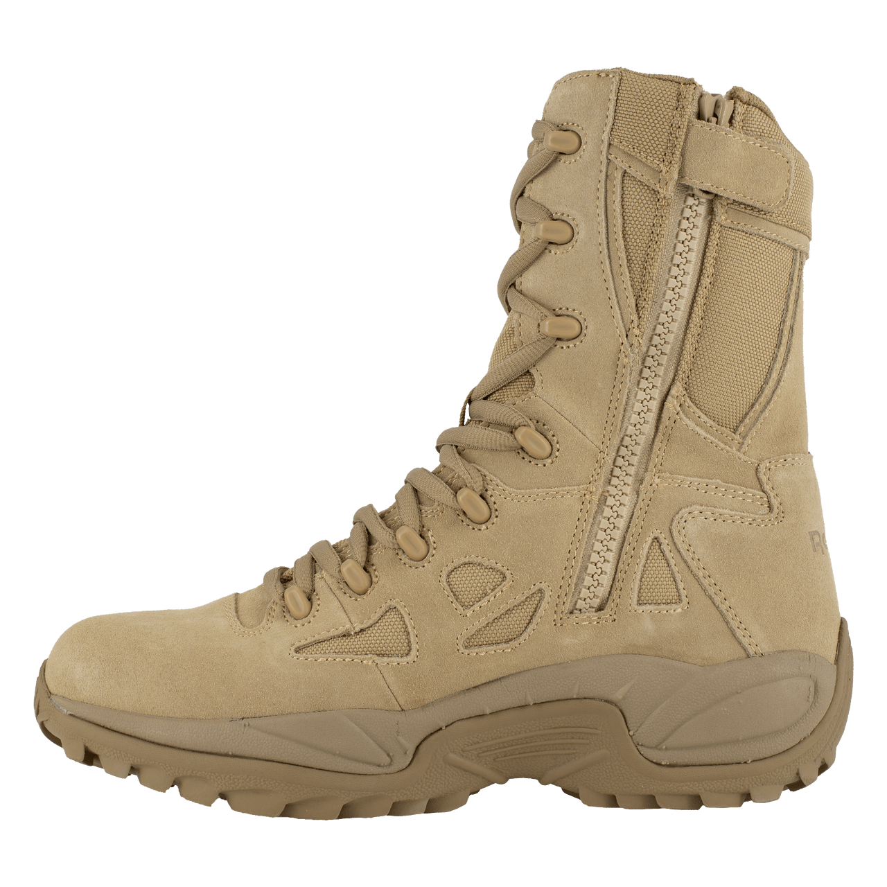 Reebok Rapid Response 8" Stealth Boots with Side Zipper - RB8895 - CombatFootwear.com