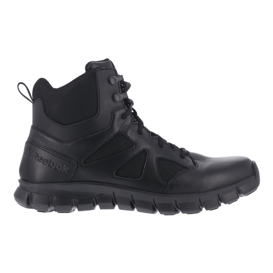 Reebok Sublite Cushion 6" Tactical Boots with Side Zipper - RB086 - CombatFootwear.com