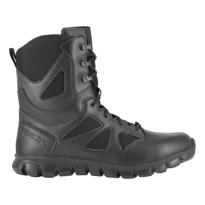 Reebok Sublite Cushion 8" Tactical Boots with Side Zipper - RB8805 - CombatFootwear.com