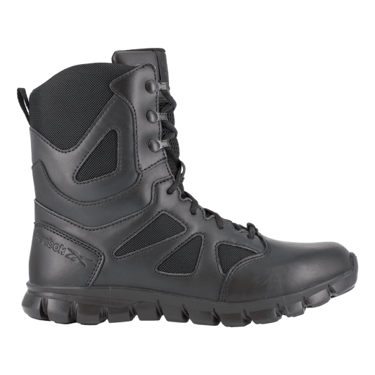 Reebok Sublite Cushion 8" Tactical Boots with Side Zipper - RB8805 - CombatFootwear.com