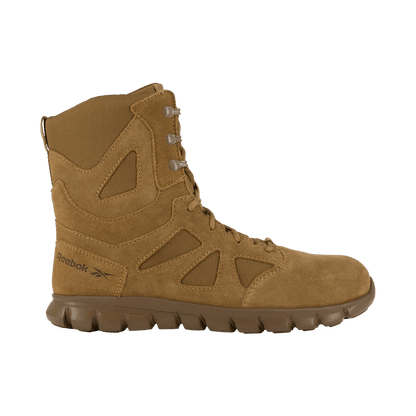 Reebok Sublite Cushion 8" Tactical Boots with Side Zipper - RB8809 - CombatFootwear.com