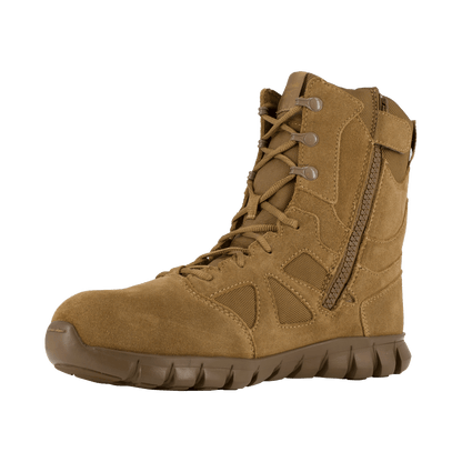 Reebok Sublite Cushion 8" Tactical Boots with Side Zipper - RB8809 - CombatFootwear.com