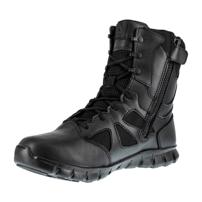 Reebok Sublite Cushion 8" Tactical Waterproof Boots with Side Zipper - RB806 - CombatFootwear.com