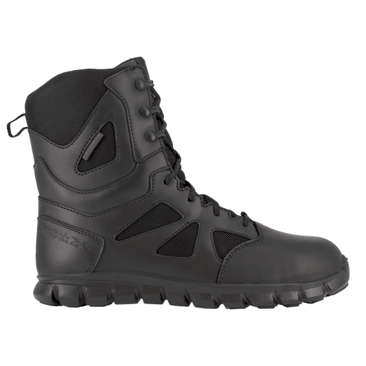Reebok Sublite Cushion 8" Tactical Waterproof Boots with Side Zipper - RB8807 - CombatFootwear.com