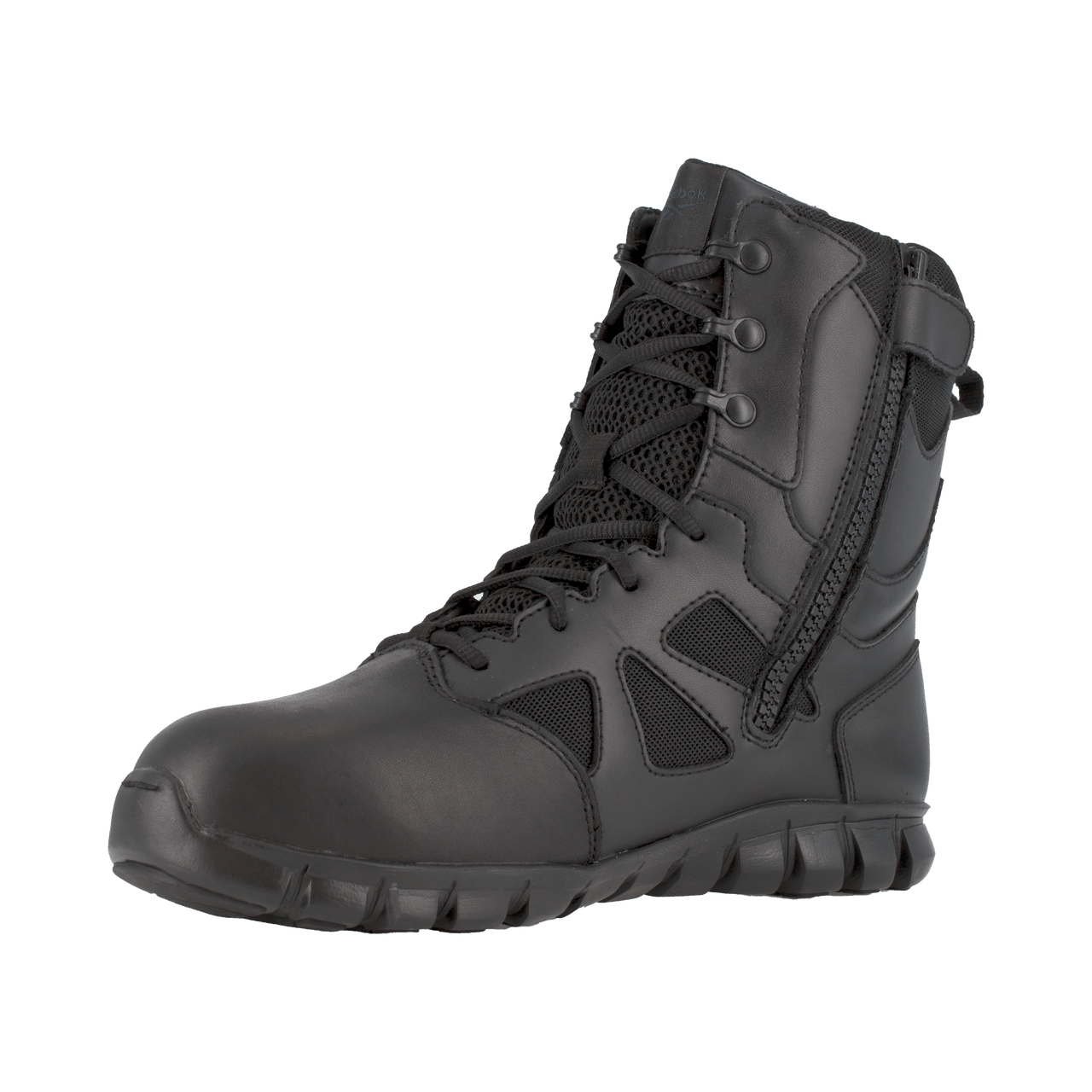 Reebok Sublite Cushion 8" Tactical Waterproof Boots with Side Zipper - RB8807 - CombatFootwear.com
