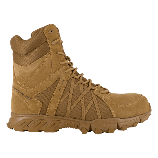 Reebok Trailgrip 8" Tactical Boots with Side Zipper - RB3460 - CombatFootwear.com