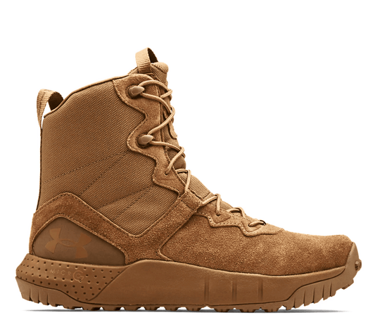 Under Armour Micro G Valsetz Coyote Leather Military Boots 3024009 - 200 - CombatFootwear.com