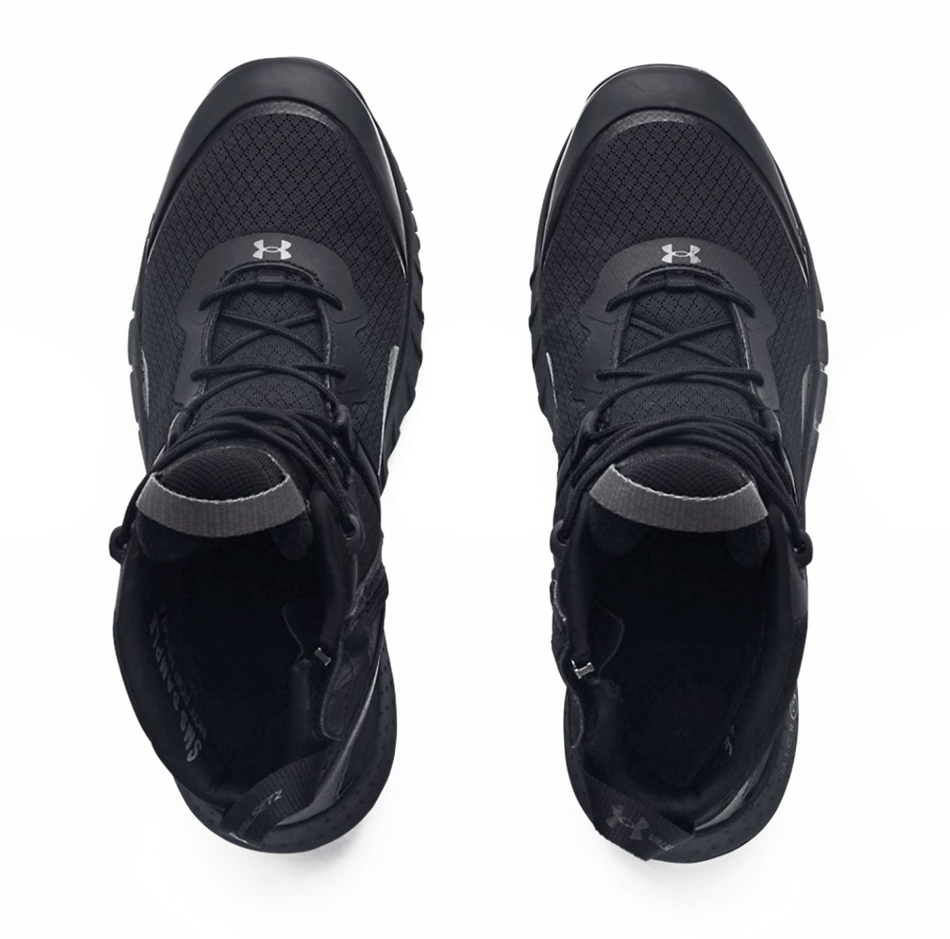 Under Armour Micro G® Valsetz Mid Side - Zip Black Tactical Boots - CombatFootwear.com