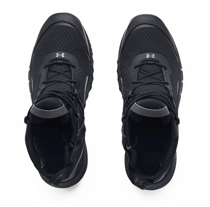 Under Armour Micro G® Valsetz Mid Side - Zip Black Tactical Boots - CombatFootwear.com