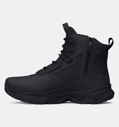 Under Armour Stellar G2 6" Side Zip Tactical Boots - 3025579 - 001 - CombatFootwear.com