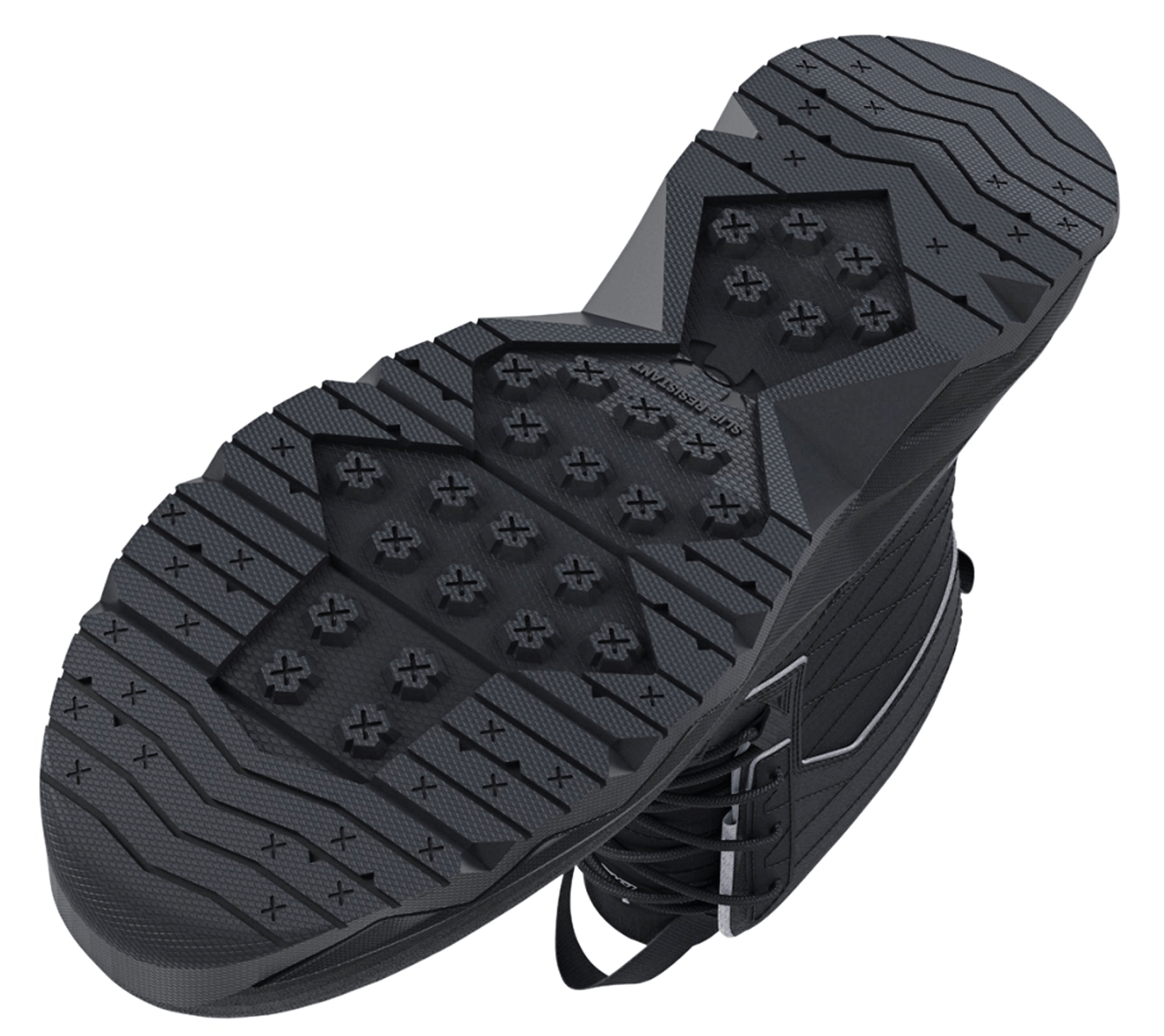 Under Armour Stellar G2 8" Black Tactical Boots - CombatFootwear.com
