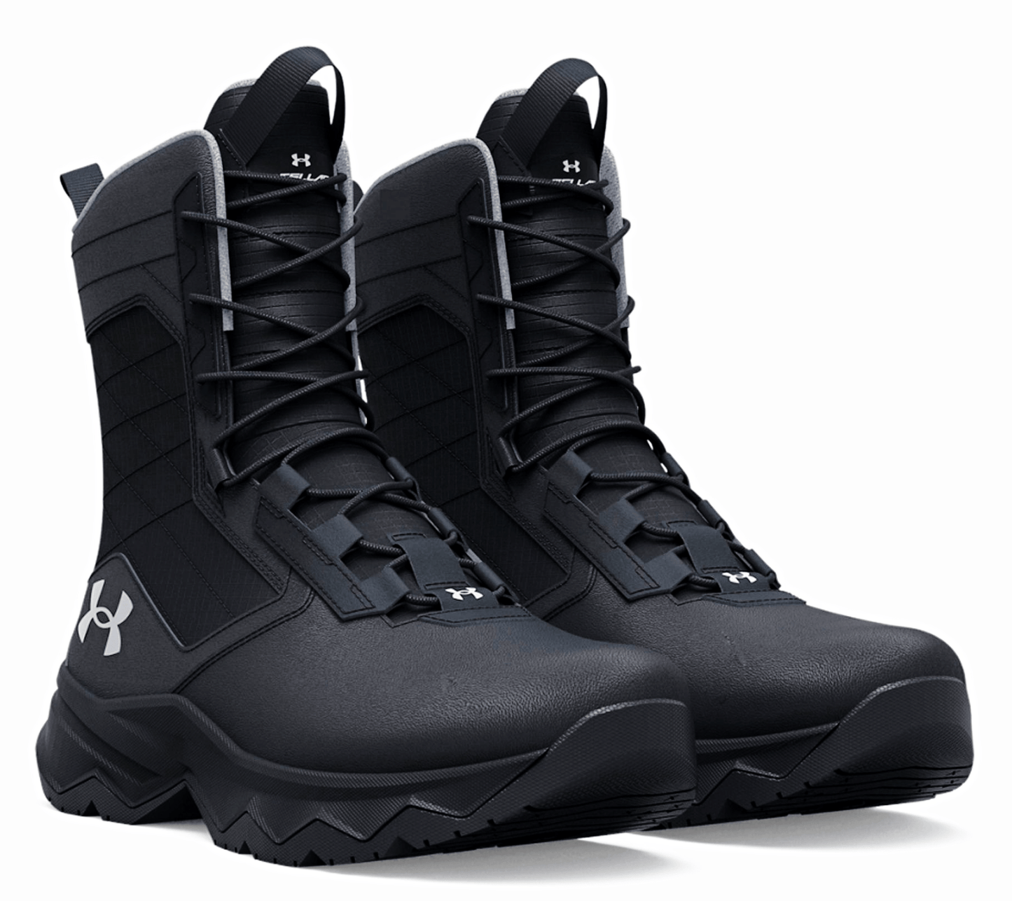 Under Armour Stellar G2 8" Black Tactical Boots - CombatFootwear.com