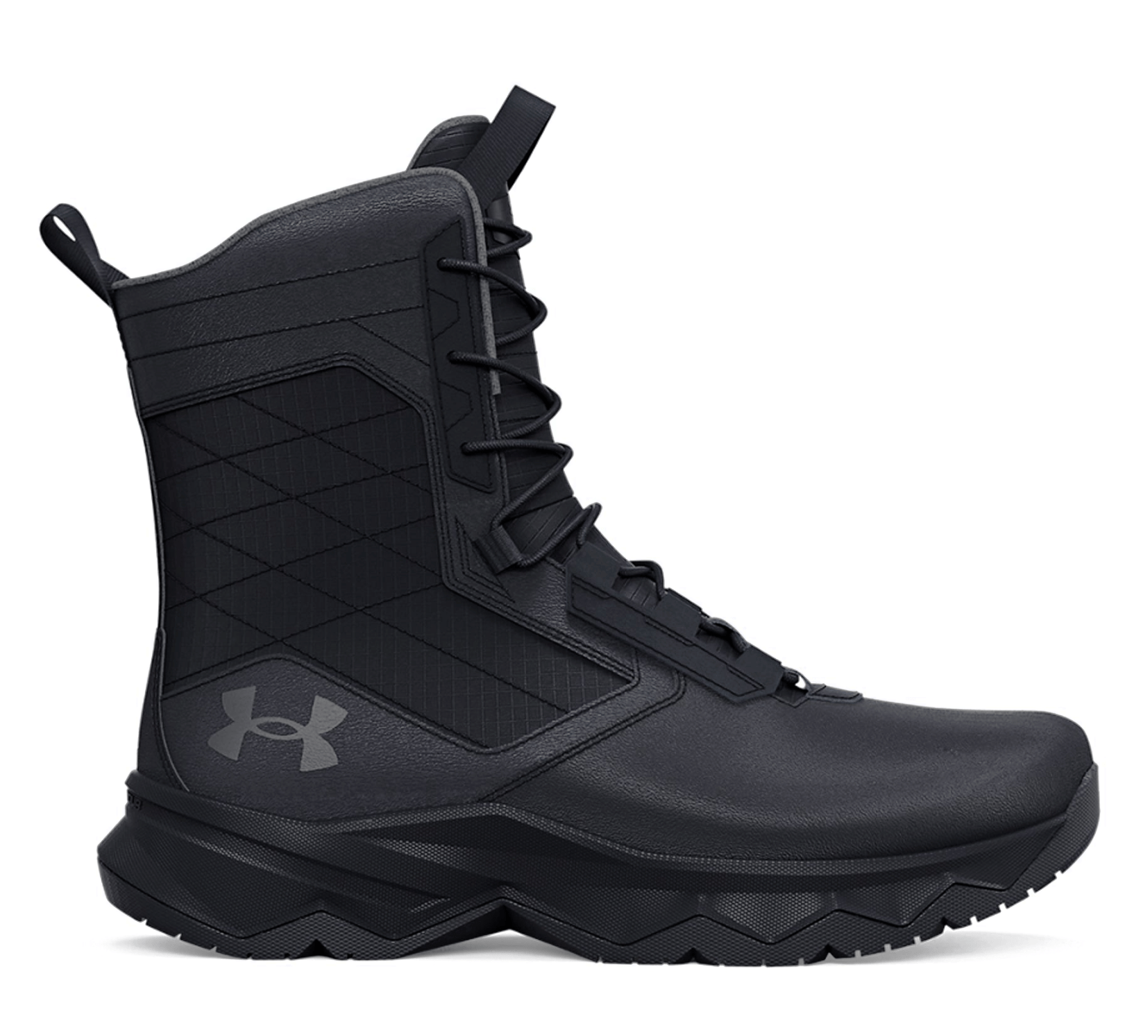Under Armour Stellar G2 8" Side - Zip Black Tactical Boots - CombatFootwear.com