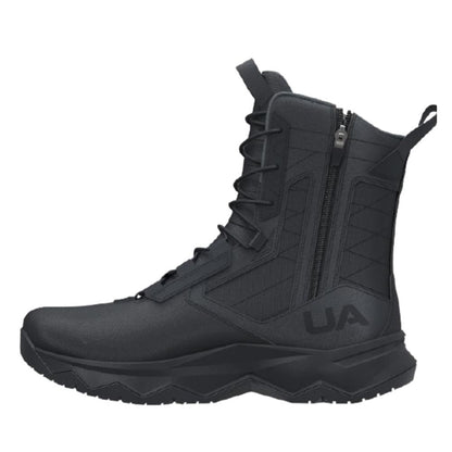 Under Armour Stellar G2 8" Side - Zip Black Tactical Boots - CombatFootwear.com